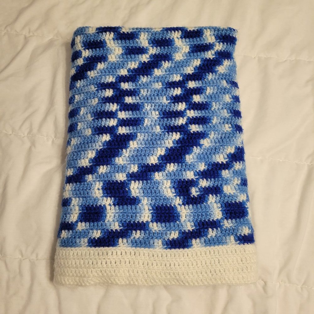Handmade Afghan Crochet Baby Blanket